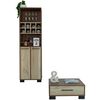 Combo Bar Alto + Mesa Centro TuHome Marsella Gales Duna