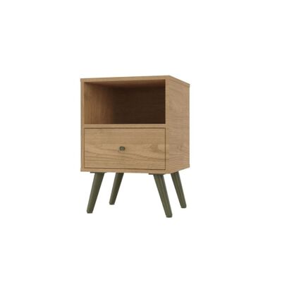 Velador Yardas CB201OAOA Nogal 1 Cajón