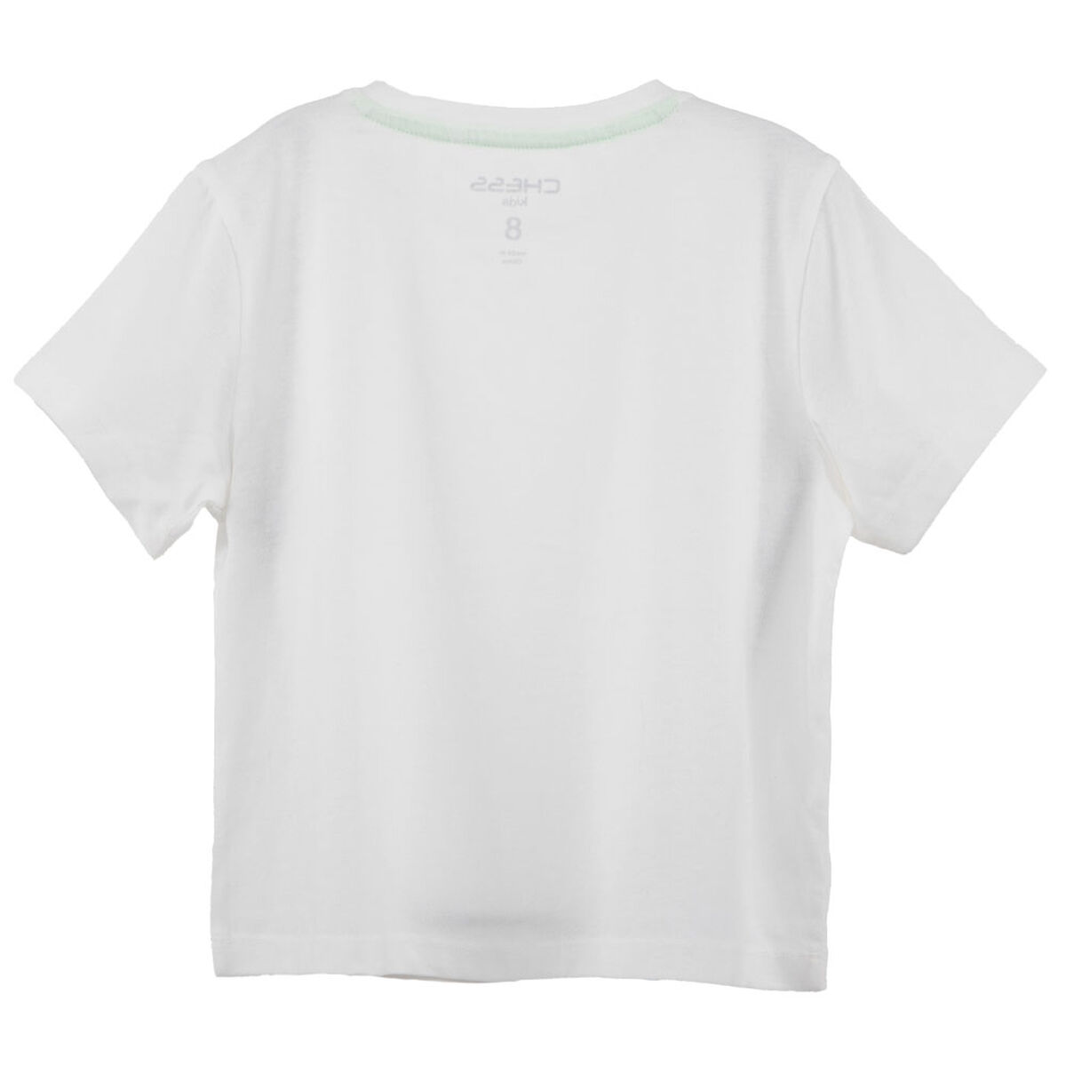 Polera Manga Corta Lisa de Algod&oacute;n Ni&ntilde;a Chess