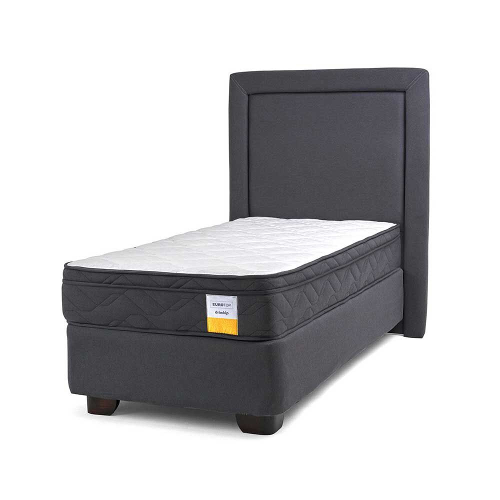 Cama Americana Drimkip 1,5 Plazas Eurotop + Respaldo