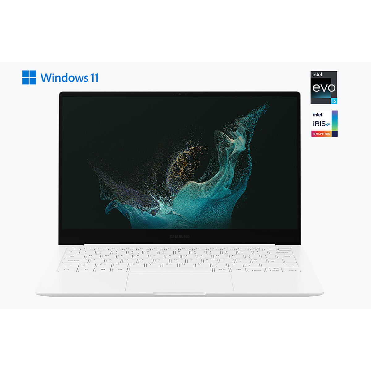 Combo Notebook Samsung Galaxy Book2 Pro Core i5 8GB 512GB SSD 13,3" Plateado + Tablet SM-X200 Galaxy TAB A8 Octa Core 3GB 32GB 10,5" Gris + Cover + Smartwatch Galaxy Watch4 LTE 40mm Black