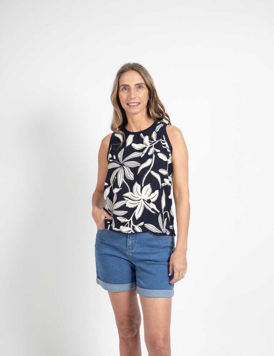 Blusa Sin Mangas Mujer Portman Club