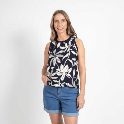 Blusa Sin Mangas Mujer Portman Club