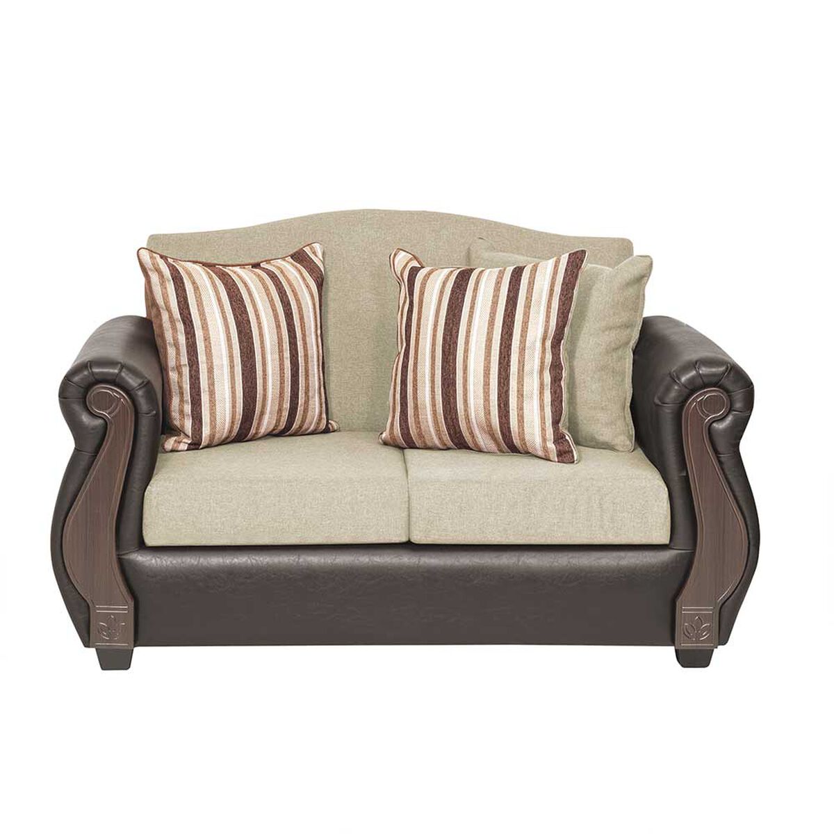 Juego de Living Innovamuebles New Bugambilia Sofá 3 Cuerpos + Sofá 2 Cuerpos + Butaca 1 Cuerpo 1 Cuerpo Beige 