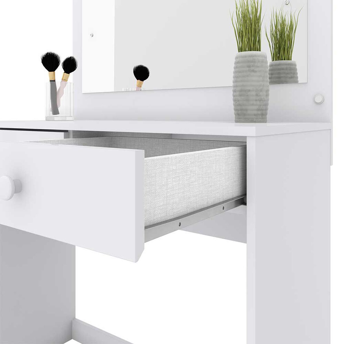 Tocador Home Mobili Sunsol 2 Cajones Blanco