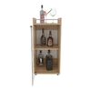 BAR BAJO THEBA 1 PUERTA VIDRIO 81,3X38,1X37,6 CM FRESNO
