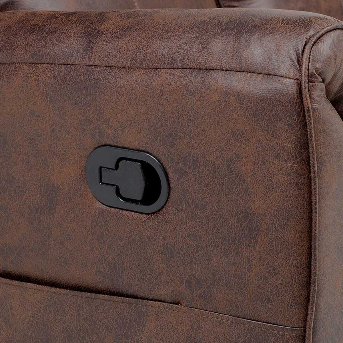 Sof&aacute; Reclinable Rosen Tolosa 3 Cuerpos Marr&oacute;n