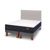 Cama Europea CIC Base Dividida King Premium + Respaldo Tigris