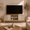 Rack TV Exit Florencia hasta 70" Nogal Beige