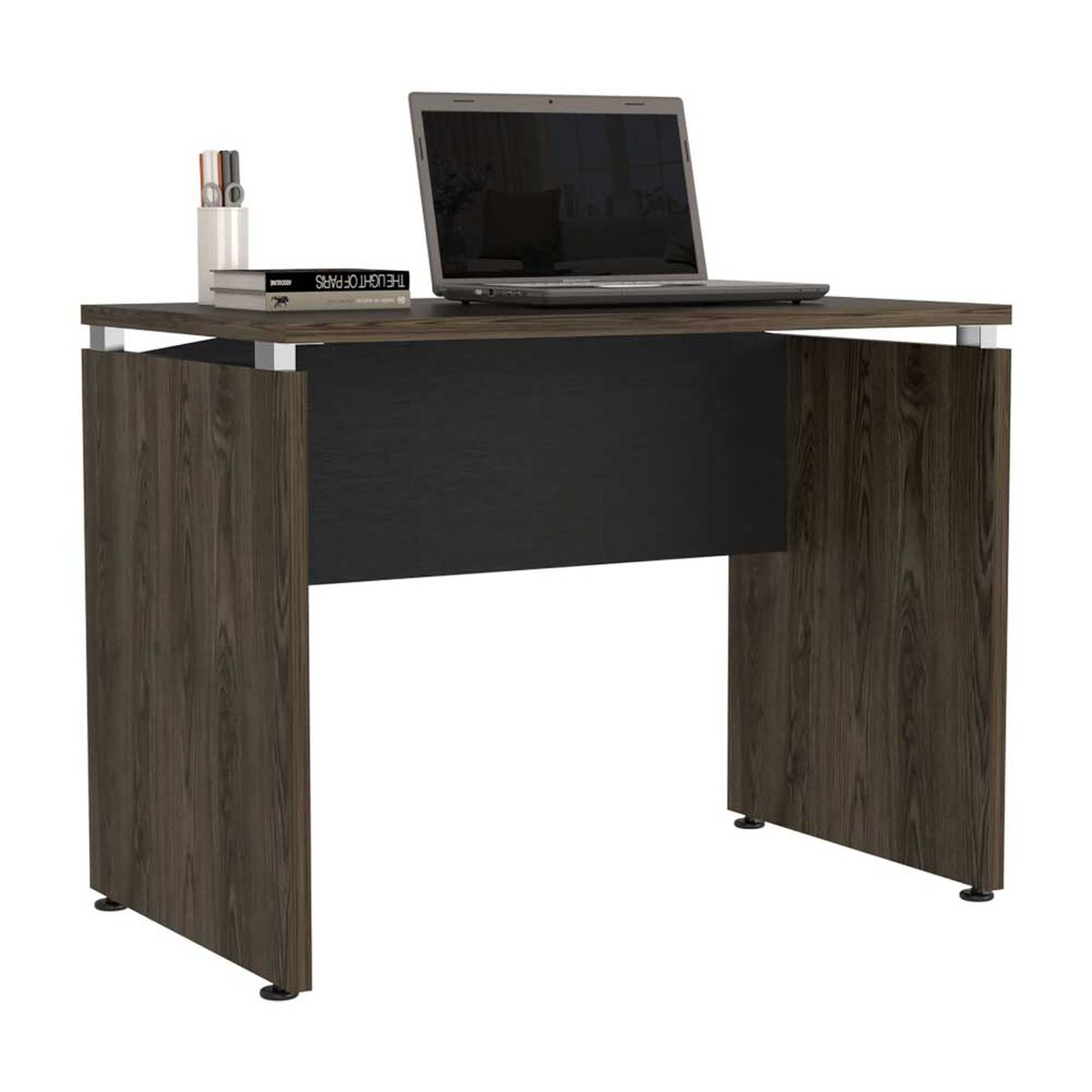 Escritorio Recto TuHome Home Office Negro Soft Co&ntilde;ac