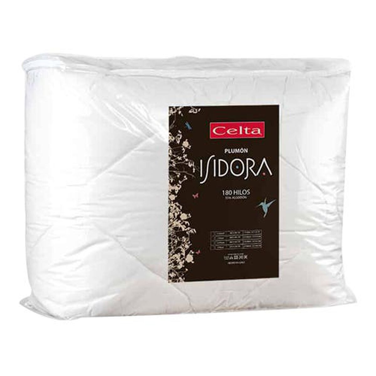 Plumón Liso Celta Súper King Isidora Blanco