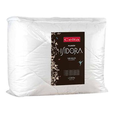 Plumón Liso Celta Súper King Isidora Blanco