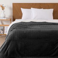 Frazada Mashini Jqd Flannel Nevada 2 Plazas Marengo