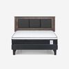 Combo Cama Europea Rosen 2 Plazas New Style 6 BN + Respaldo Rachel
