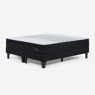 Cama Europea Rosen Base Dividida 2 Plazas Tempo