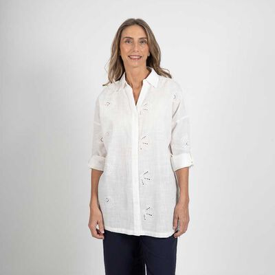 Blusa Algod&oacute;n Manga Larga Mujer Portman Club