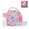 Lonchera T&eacute;rmica Xtrem Lunch-Pack 6XT Flores Rosado