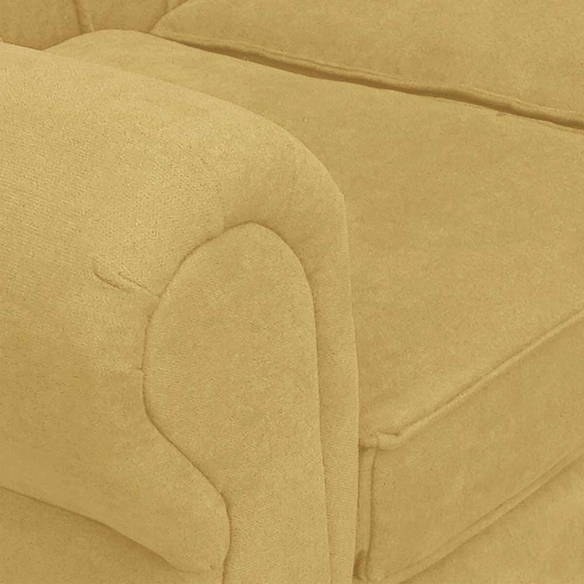 Juego de Living Elegant Detail Marsella Sofá 3 Cuerpos + Dos Sillones 1 Cuerpo Beige