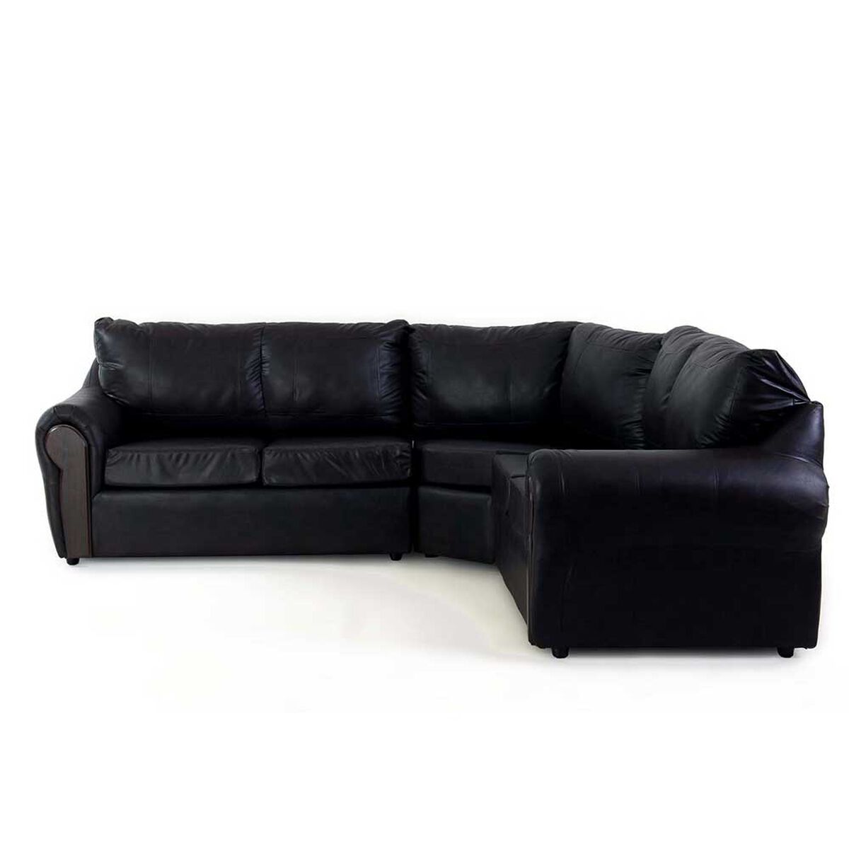 Sofá Seccional Kea Malaga PU 5 Cuerpos Café