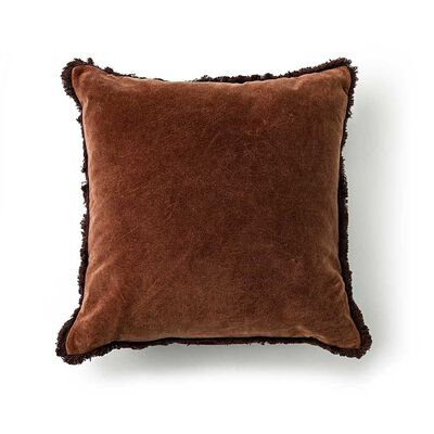 Coj&iacute;n Cannon Stonewash Moka 50x50 cm