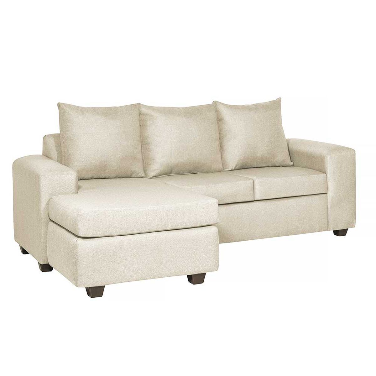 Sofá Seccional Innovamuebles Kahlo 4 Cuerpos Beige