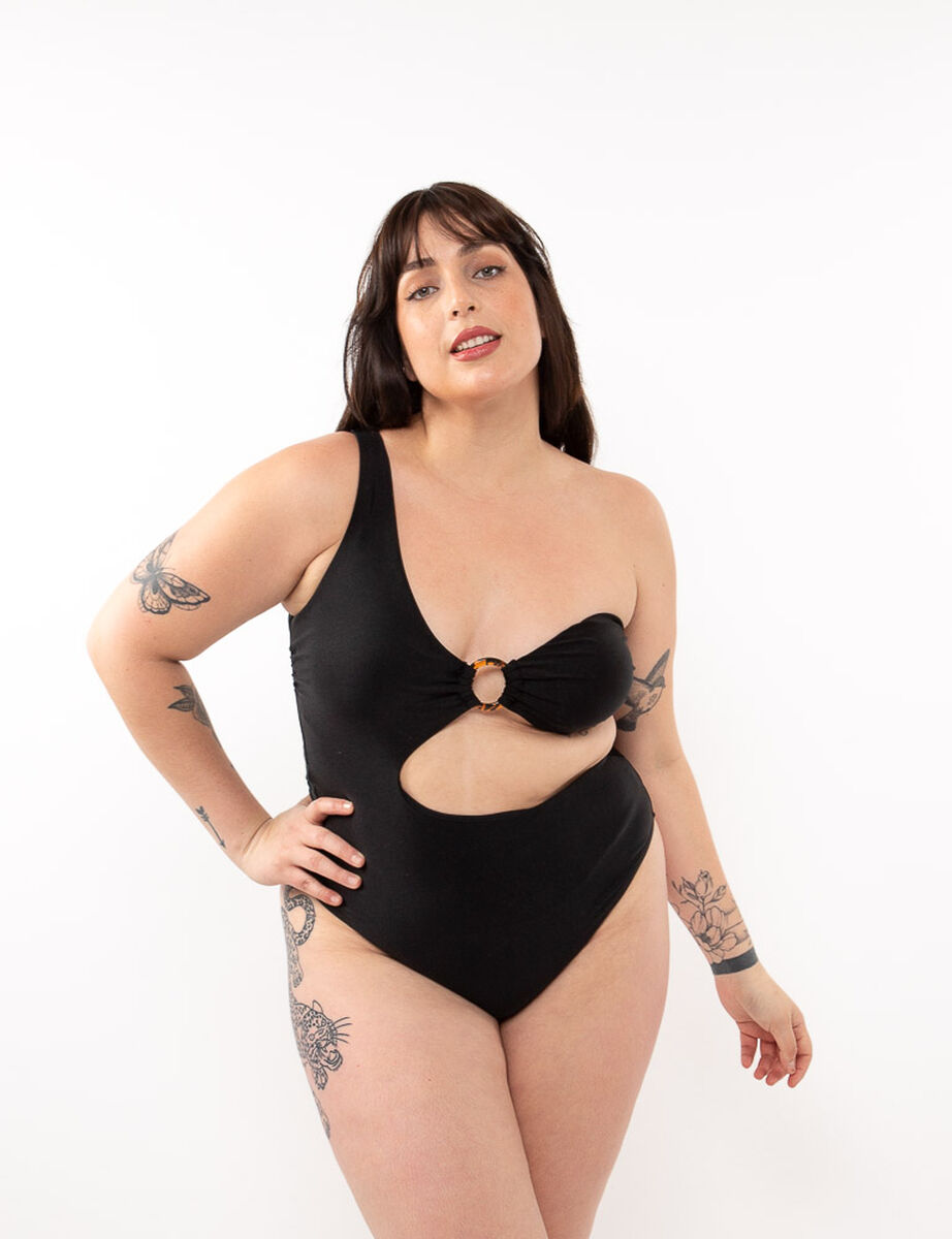 Traje de Ba&ntilde;o Liso Mujer Zibel