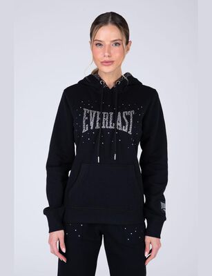 Imagen 1 del producto Polerón Hood Sport Mujer Everlast Negro, Arena