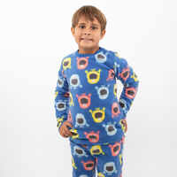 Pijama Polar Niño Chess Indigo