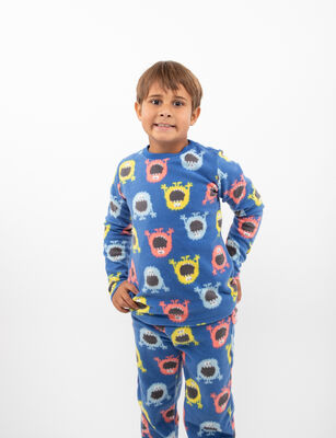 Imagen 1 del producto Pijama Polar Niño Chess Indigo
