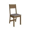 Juego de Comedor Home Mobili Alice 4 Sillas Café Blanco Off