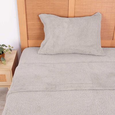 Imagen 2 del producto Juego de Sábanas Mashini 1,5 Plazas Liso Gris