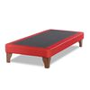 Base Europea Dividida Latam Home 1,5 Plazas Zen PU Rojo