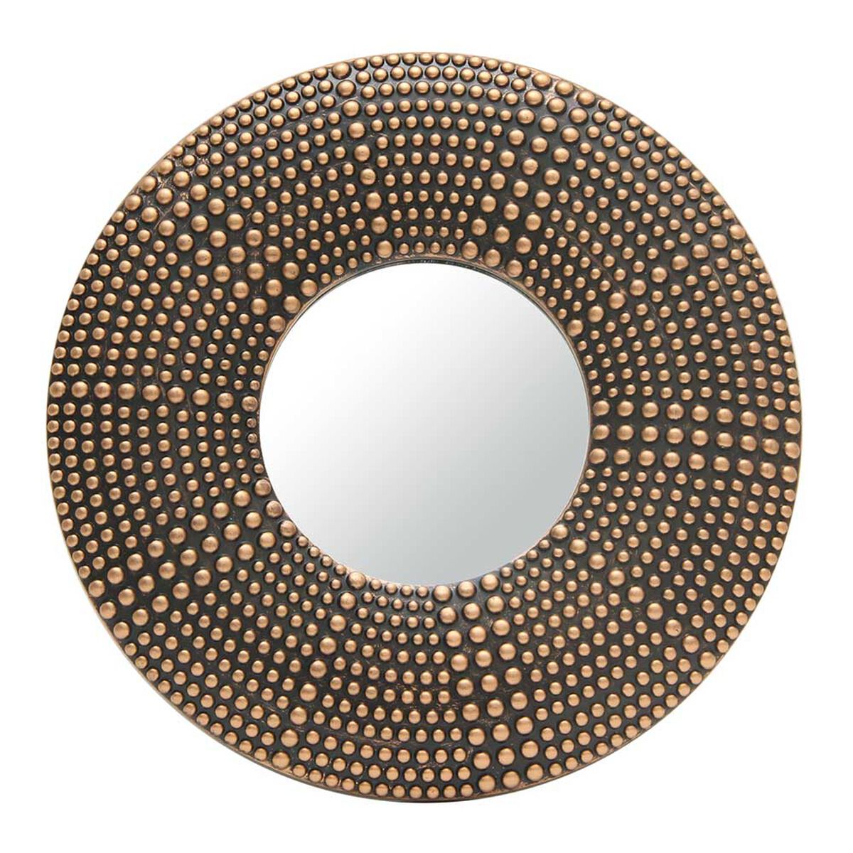 Set 3 Espejos Plástico Vgo para Colgar Circular 25 cm Dorado