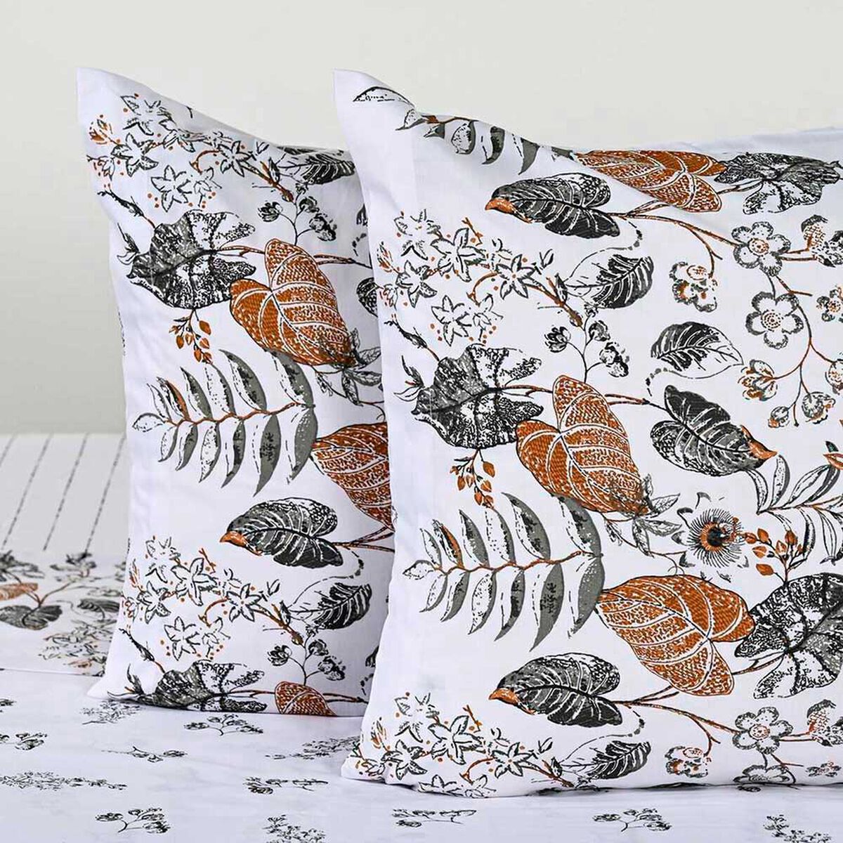 Juego de S&aacute;banas Cannon 200 Hilos King Foliage Blanco