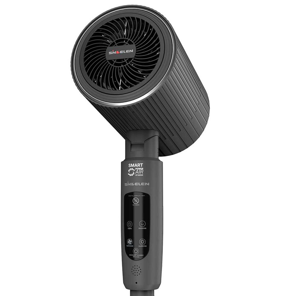 Ventilador Calefactor de Pedestal Sindelen VP-6WGR Gris