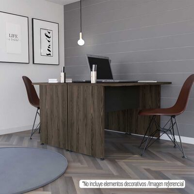 Imagen 1 del producto Escritorio Recto TuHome Home Office Negro Soft Coñac