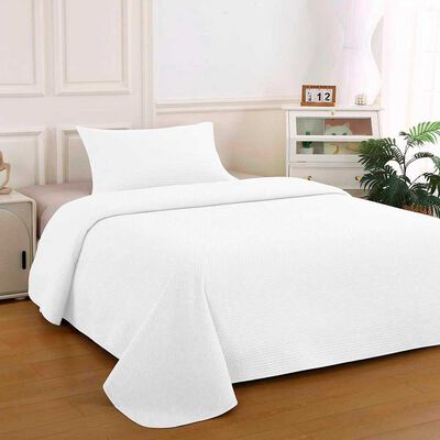 Imagen 1 del producto Quilt Liso Illusions 1,5 Plazas Atenas Blanco