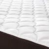 Cama Europea Rosen 1,5 Plazas Ergo T + Velador Tabor Caramelo + Almohada Light Americana