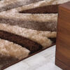 Alfombra Modalfo Exclusive Figuras Linéales Café 150x200 cm