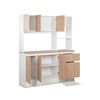 Mueble de Cocina CIC Niza 1 Cajón 7 Puertas Blanco Alpino