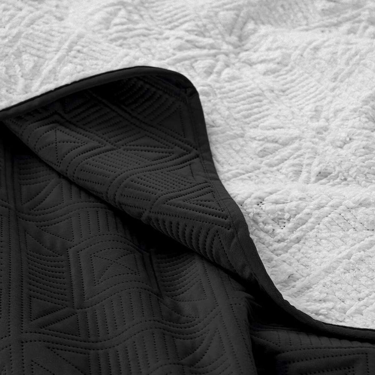 Quilt Sherpa American Family 1.5 Plazas Grafito