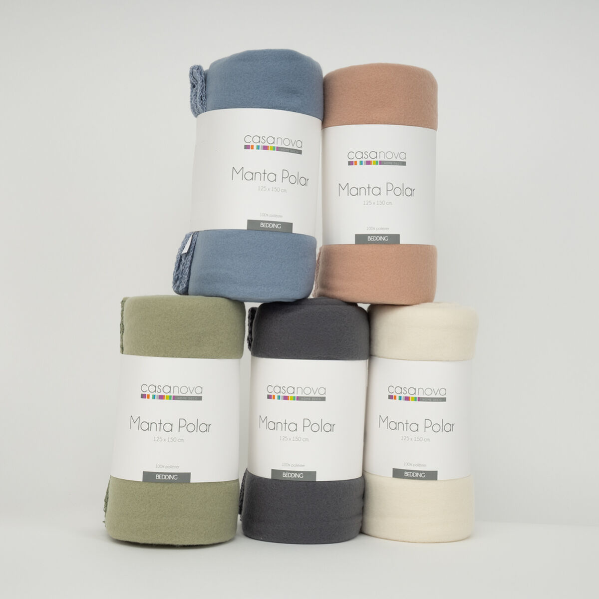 Manta Polar Casanova Colores Surtidos