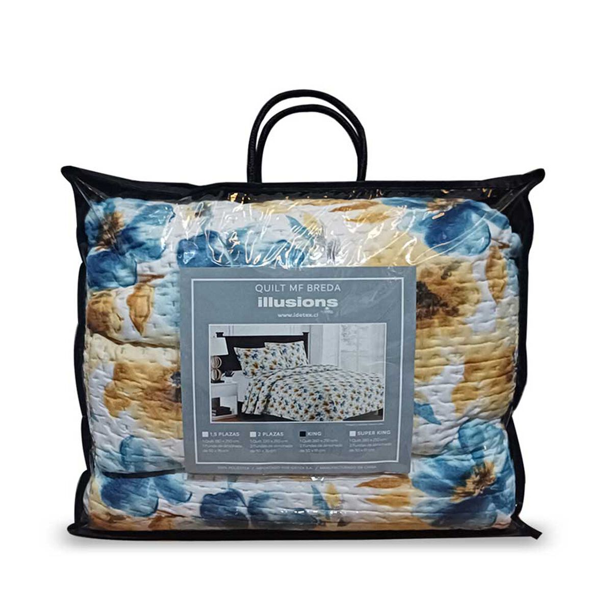 Quilt Illusions 2.5 Plazas Breda Celeste