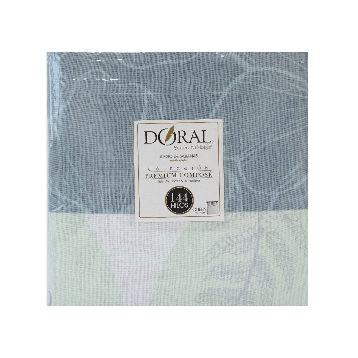 Juego de S&aacute;banas Doral King Compose 146 Hilos Daisy