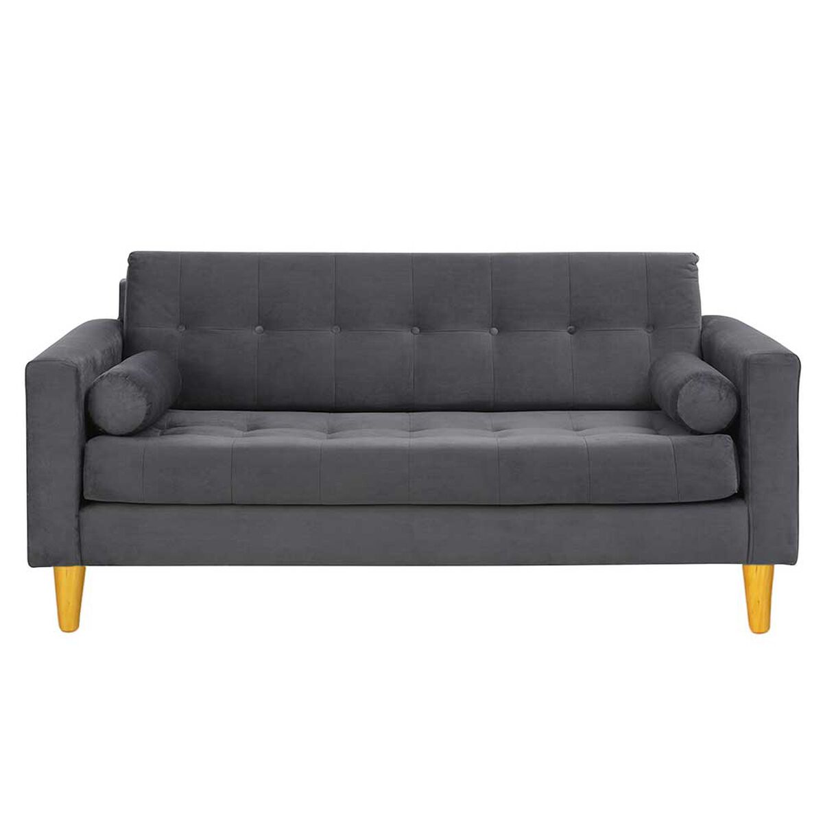 Sof&aacute; Bodevir Retro Felpa 04 3 Cuerpos Gris&nbsp;