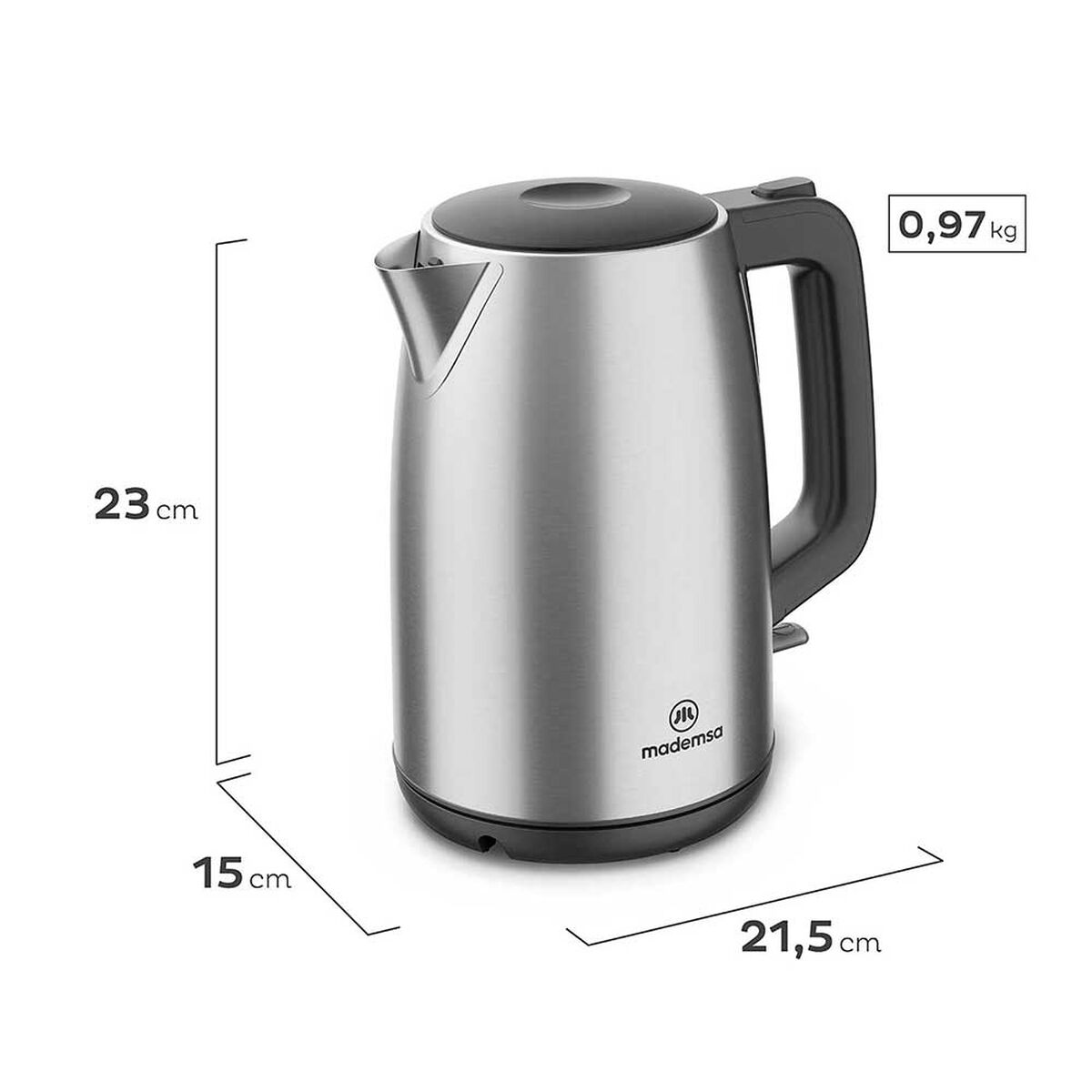 Hervidor Eléctrico Mademsa MEK25 1,7 lts.