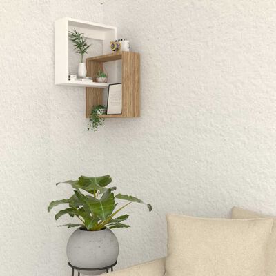 Imagen 1 del producto Repisa TuHome Deia Café Claro Blanco