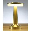 Lámpara de Mesa Metal Vgo Recargable con sensor  21 cm Dorado