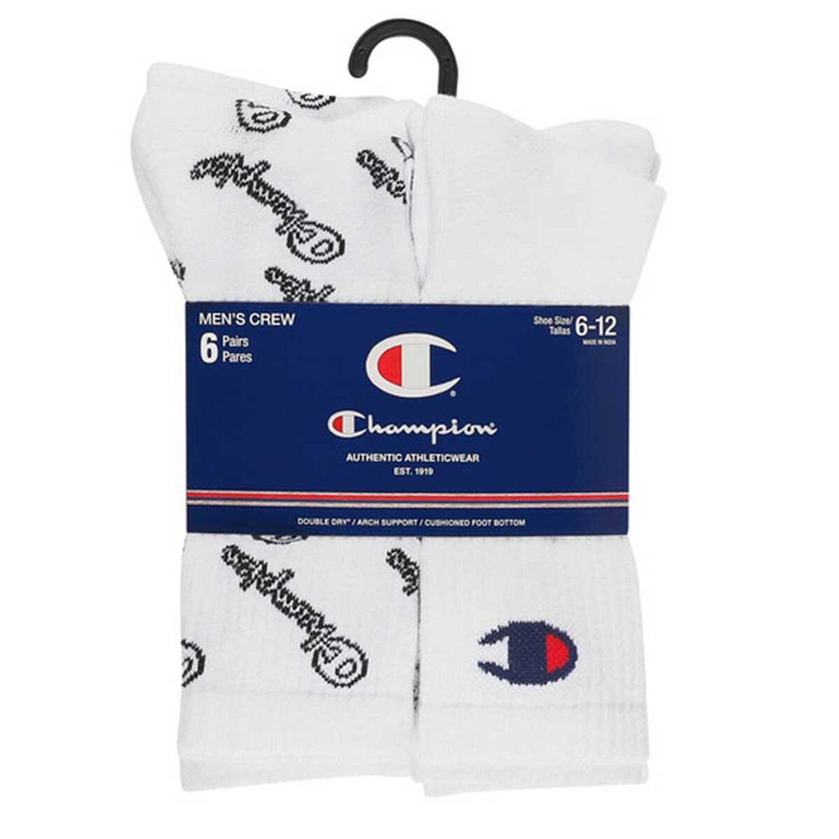Pack de 6 Calcetines Algodón Champion