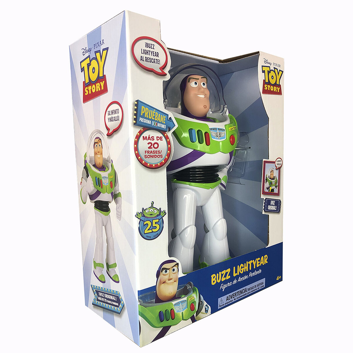 Figura Buzz Lightyear Frases Español